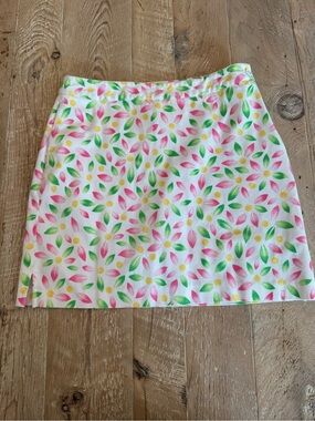 EP Pro Floral Mini Skirt - Pink, Green & Yellow 10
